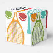 Tennis Party Box voor Tennis Decoraties Bedankdoosjes (Achterkant)