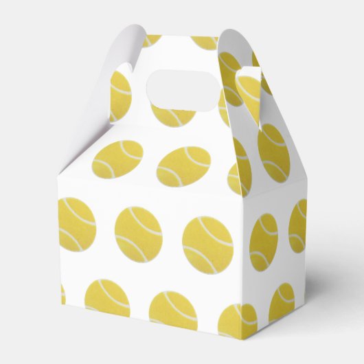 Tennis Party Favor Box Bedankdoosjes (Achterkant)