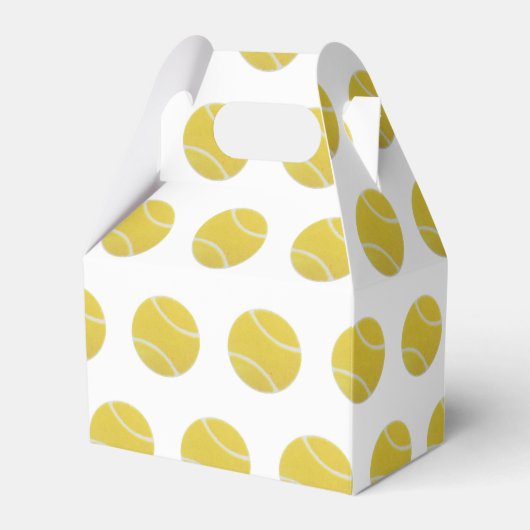 Tennis Party Favor Box Bedankdoosjes (Voorkant Zijde)