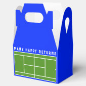 Tennis Party Favor Box Bedankdoosjes (Geopend)