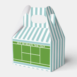 Tennis Party Gift Favor Box Bedankdoosjes