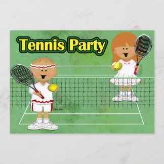 Tennis Party Kaart