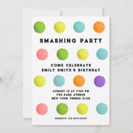 Tennis Party Kaart