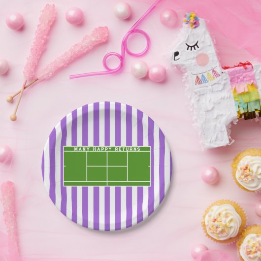 Tennis Party Papieren Bordje (Feest)