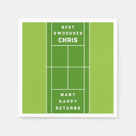 Tennis Party Servet (Voorkant)