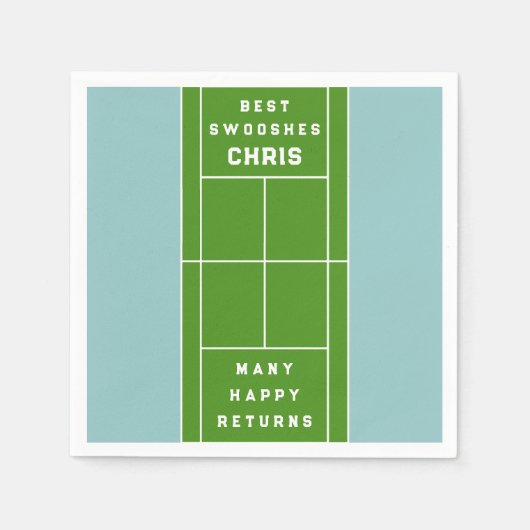 Tennis Party Servet (Voorkant)