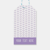 Tennis Patroon Aangepaste Tennis Cadeaulabel (Achterkant)