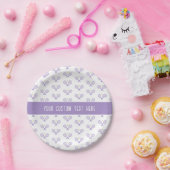 Tennis Patroon Aangepaste Tennis Papieren Bordje (Feest)