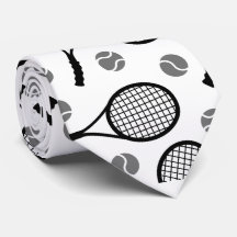 Tennis Pattern Black & White Vaderdag Dad Cool