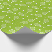 Tennis Pattern Cadeaupapier (Hoek)