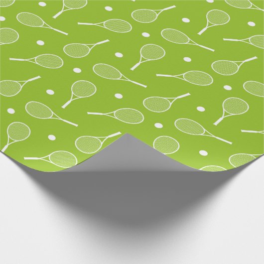 Tennis Pattern Cadeaupapier (Hoek)