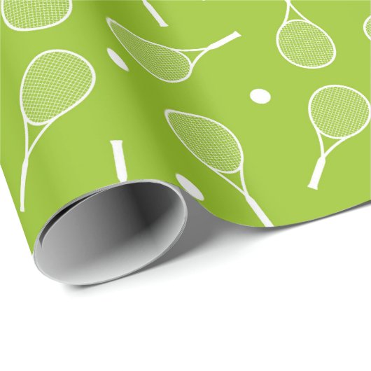 Tennis Pattern Cadeaupapier (Rol Hoek)