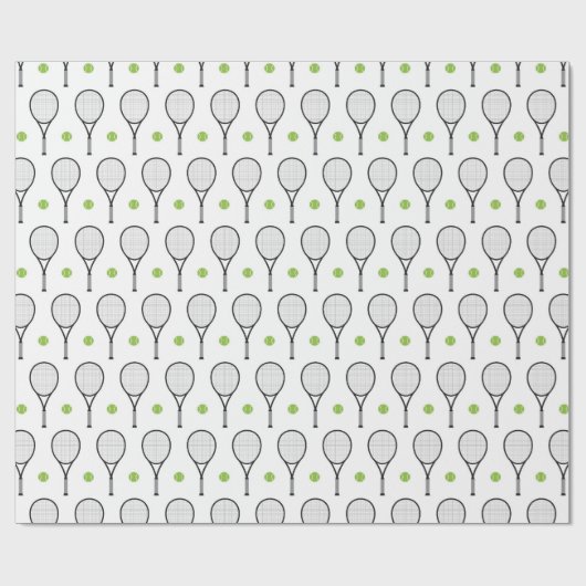 Tennis Pattern Cadeaupapier (Vlak)