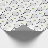 Tennis Pattern Cadeaupapier (Hoek)