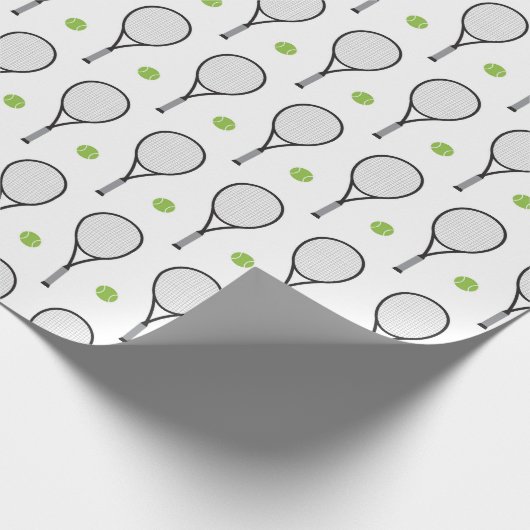 Tennis Pattern Cadeaupapier (Hoek)