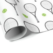 Tennis Pattern Cadeaupapier (Rol Hoek)