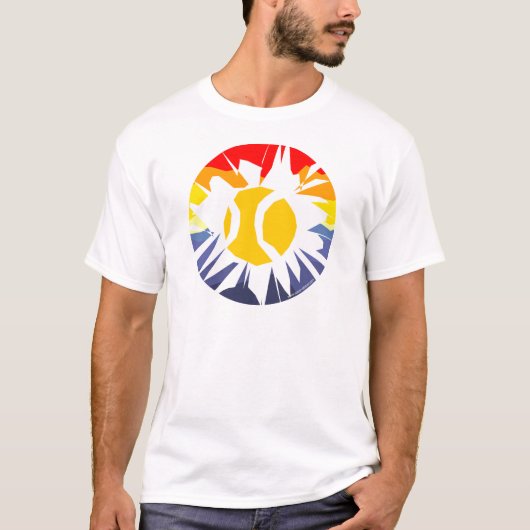 Tennis pauze t-shirt (Voorkant)