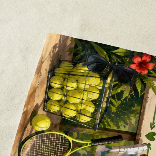 Tennis Pensioen Strandlaken (In situ)