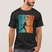 Tennis Periodic Table Elements Girl Tennis Player T-shirt (Voorkant)