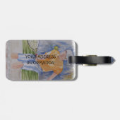 TENNIS PERSONALISEERD BAGAGELABEL (Achterkant horizontaal)