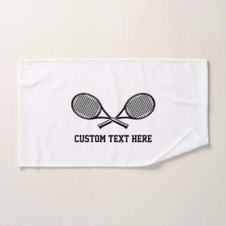 Tennis Personalized White Team Club Player Girls Handdoek