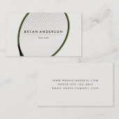 Tennis - Persoonlijk Visitekaartje (Voorkant / Achterkant)
