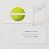 Tennis - Persoonlijk Visitekaartje (Voorkant / Achterkant)