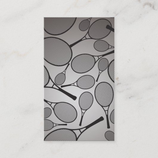 Tennis - Persoonlijk Visitekaartje (Voorkant)