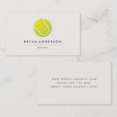 Tennis - Persoonlijk Visitekaartje (Voorkant / Achterkant)