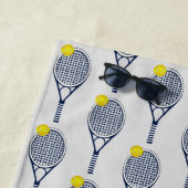 Tennis Persoonlijke naam of monogram Strandlaken (In situ)