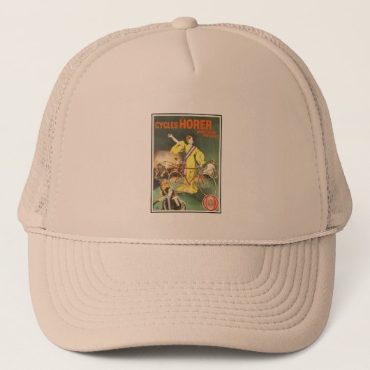 Tennis Pet: Fietsen Horer Fietsadvertentie Trucker Pet (Voorkant)