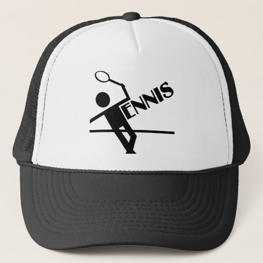 Tennis pet, pas aan trucker pet (Voorkant)