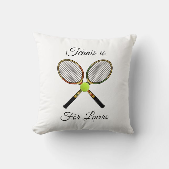 Tennis Pillow (Square) Kussen (Voorkant)