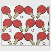 Tennis Ping Pong Cadeaupapier (Vlak)
