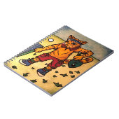 Tennis Ping-Pong Cat Notitieboek (Linkerzijde)