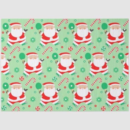 Tennis Ping-Pong Holiday Gift Tissuepapier (Voorkant)