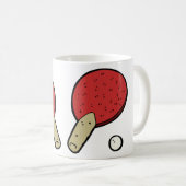 Tennis Ping Pong Koffiemok (Voorkant rechts)
