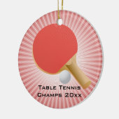Tennis Ping Pong Ornament (Links)