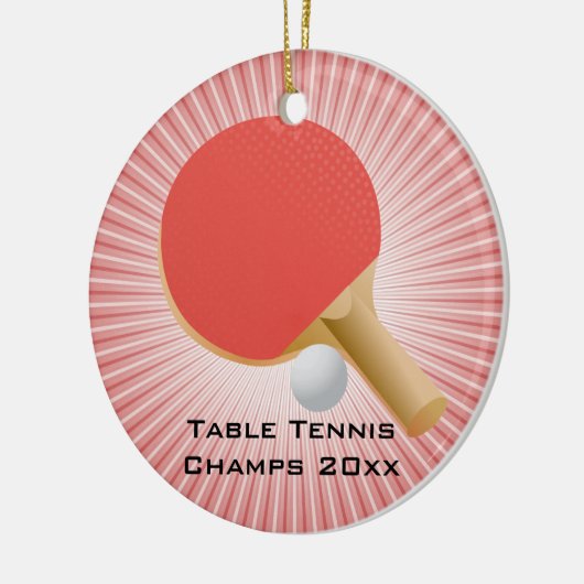 Tennis Ping Pong Ornament (Links)