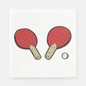 Tennis Ping Pong Servet (Voorkant)