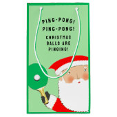 Tennis Ping-pong Small Gift Bag Klein Cadeauzakje (Achterkant)