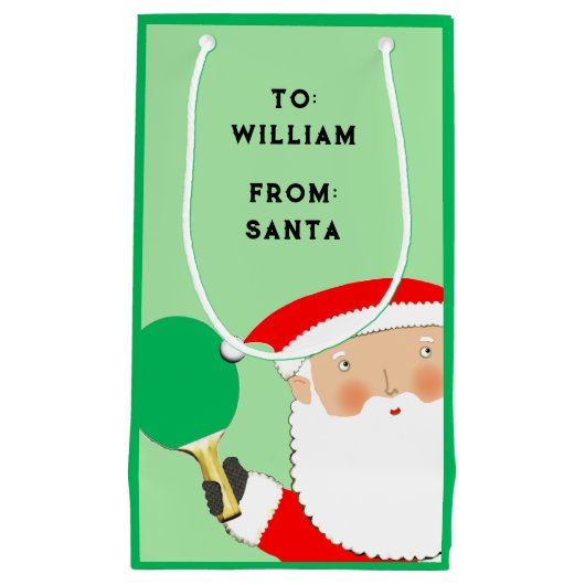 Tennis Ping-pong Small Gift Bag Klein Cadeauzakje (Voorkant)