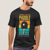 Tennis Ping Pong T-shirt (Voorkant)