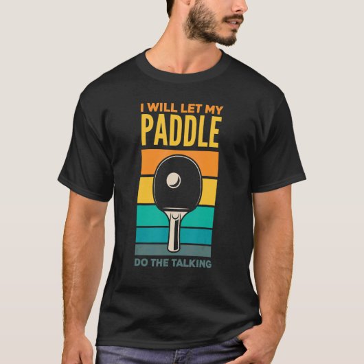 Tennis Ping Pong T-shirt (Voorkant)