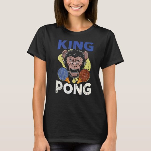 Tennis pingelt pingpong Player Racket Science 1 T-shirt (Voorkant)