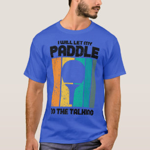 Tennis pingpingpingpong voor tafeltenis t-shirt