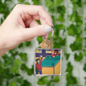 Tennis pingpongkatten sleutelhanger (Hand)