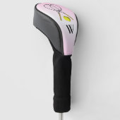 Tennis Pink Sports Golfheadcover (Schuin)