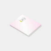 Tennis Pink Sports Post-it® Notes (Schuin)