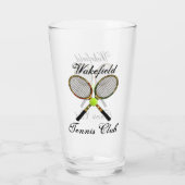 Tennis Pint Glass Glas (Achterkant)